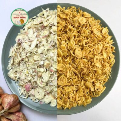Cách Làm Hành Phi Từ Hành Thái Lát Sấy Khô Giòn Ngon