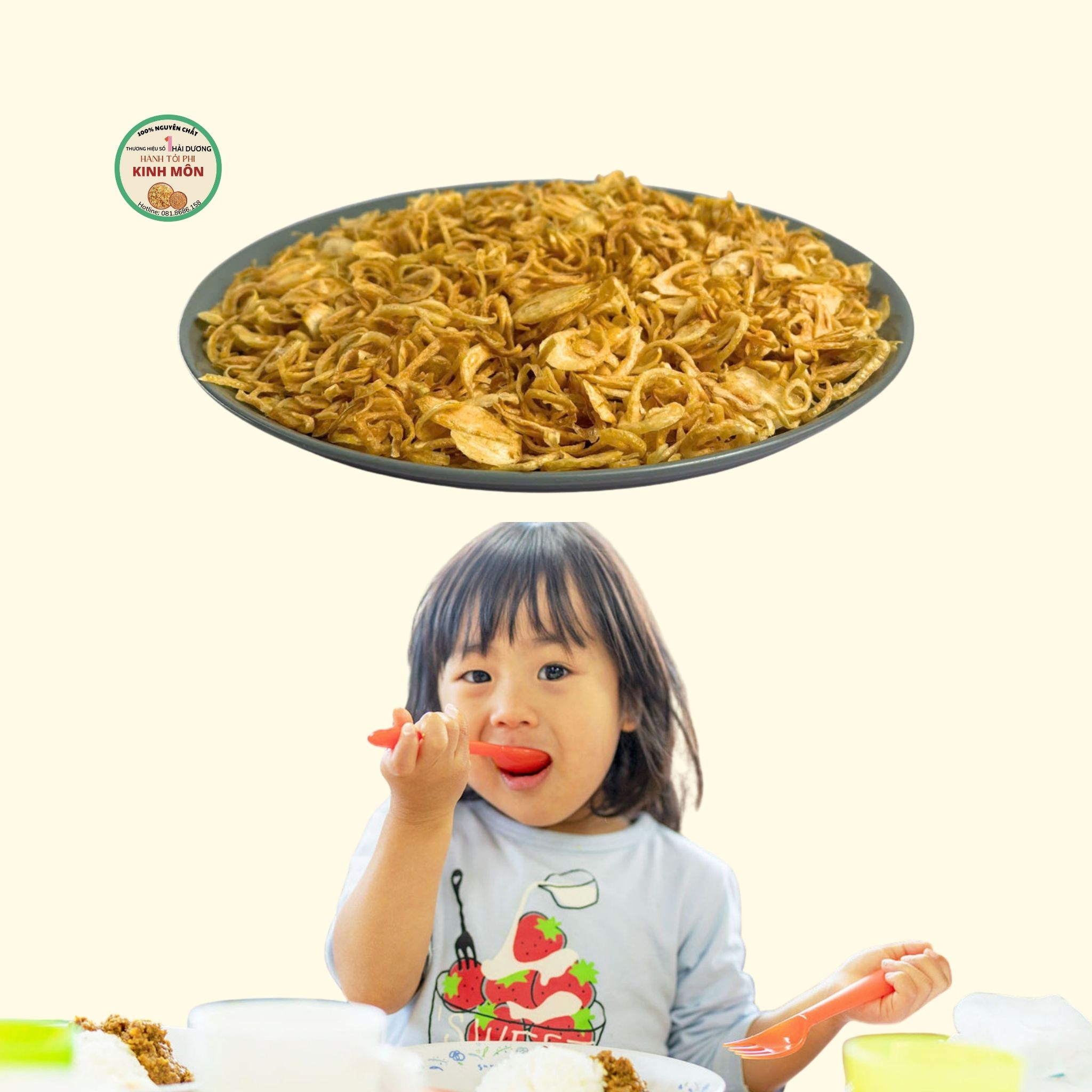 Độ tuổi nào trẻ có thể ăn hành phi