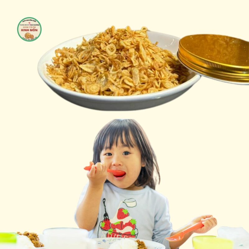Gợi ý món ngon dễ tiêu hóa cho trẻ với hành phi