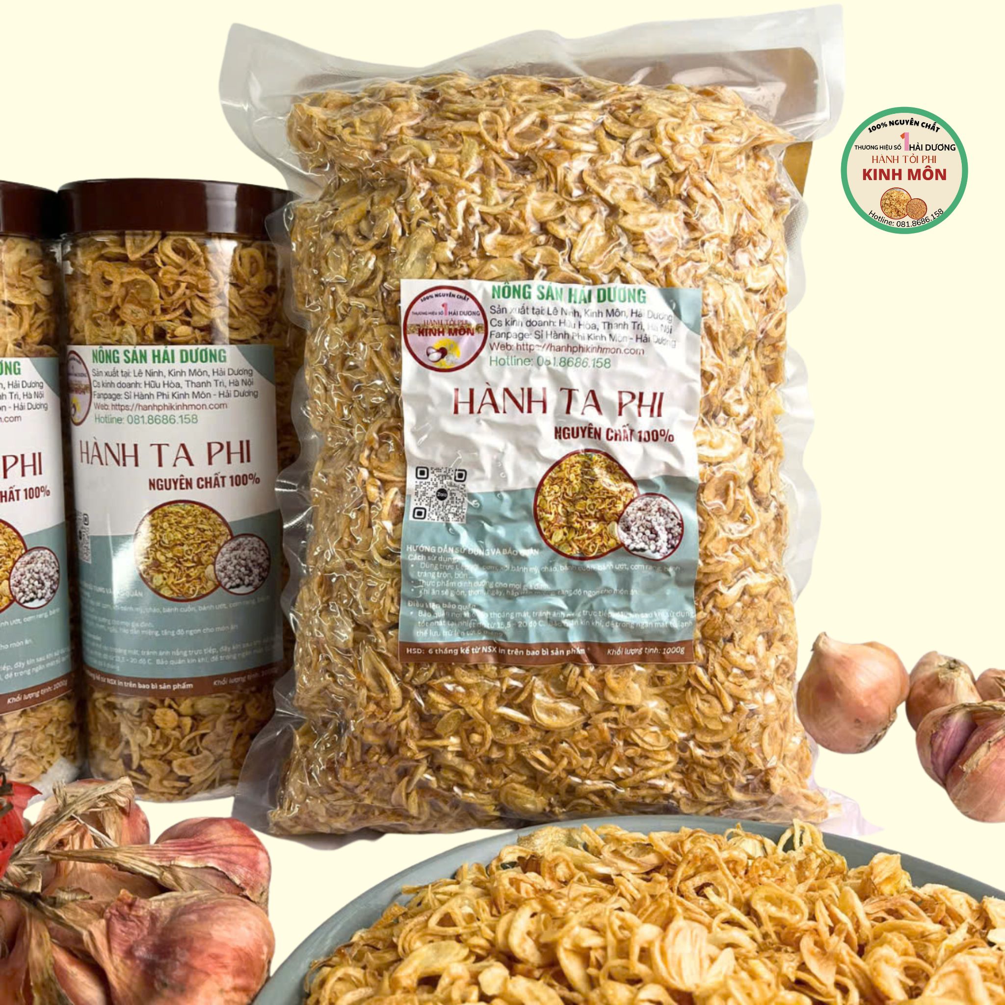 Tiết kiệm thời gian với hành phi sẵn từ Xưởng Hành Phi Kinh Môn