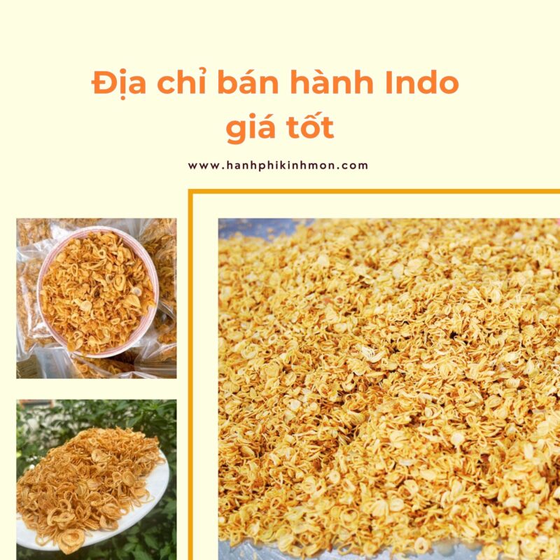 Top địa chỉ bán hành Indo giá tốt